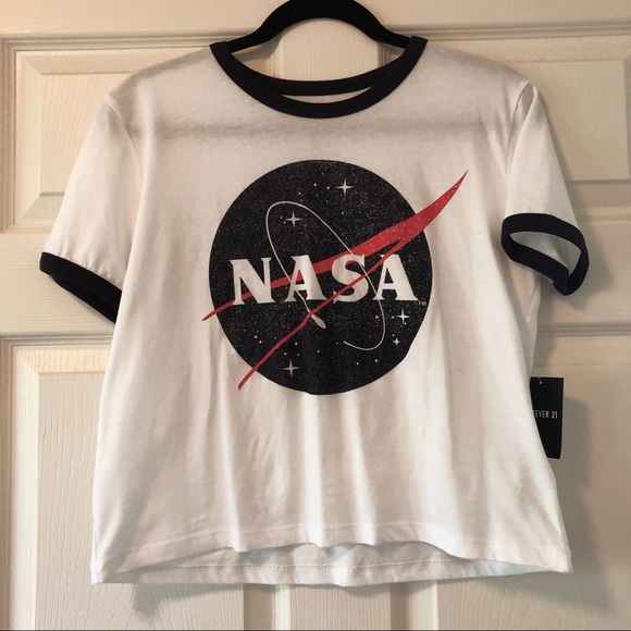 nasa crop top sweatshirt